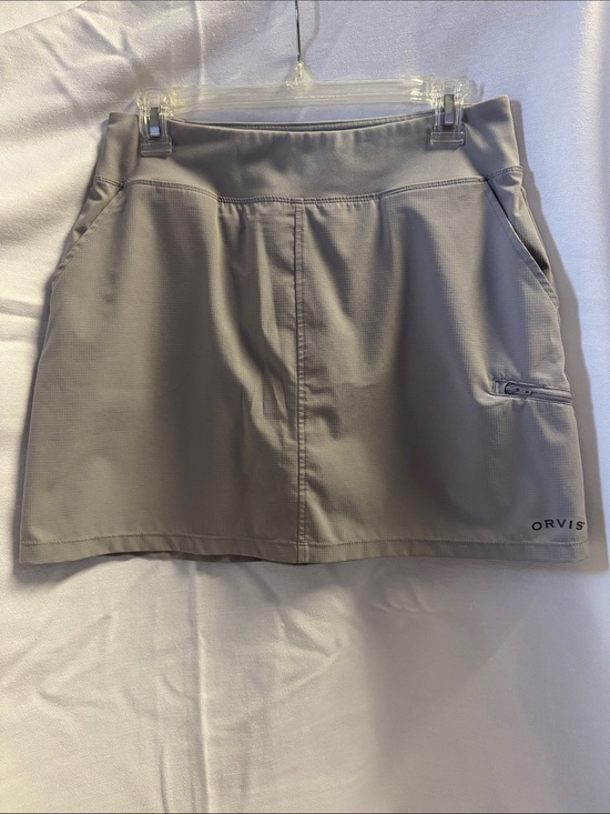 Orvis Pants - Orvis Light Gray Active Skort Sport Golf Tennis Pickleball Activewear Size S
